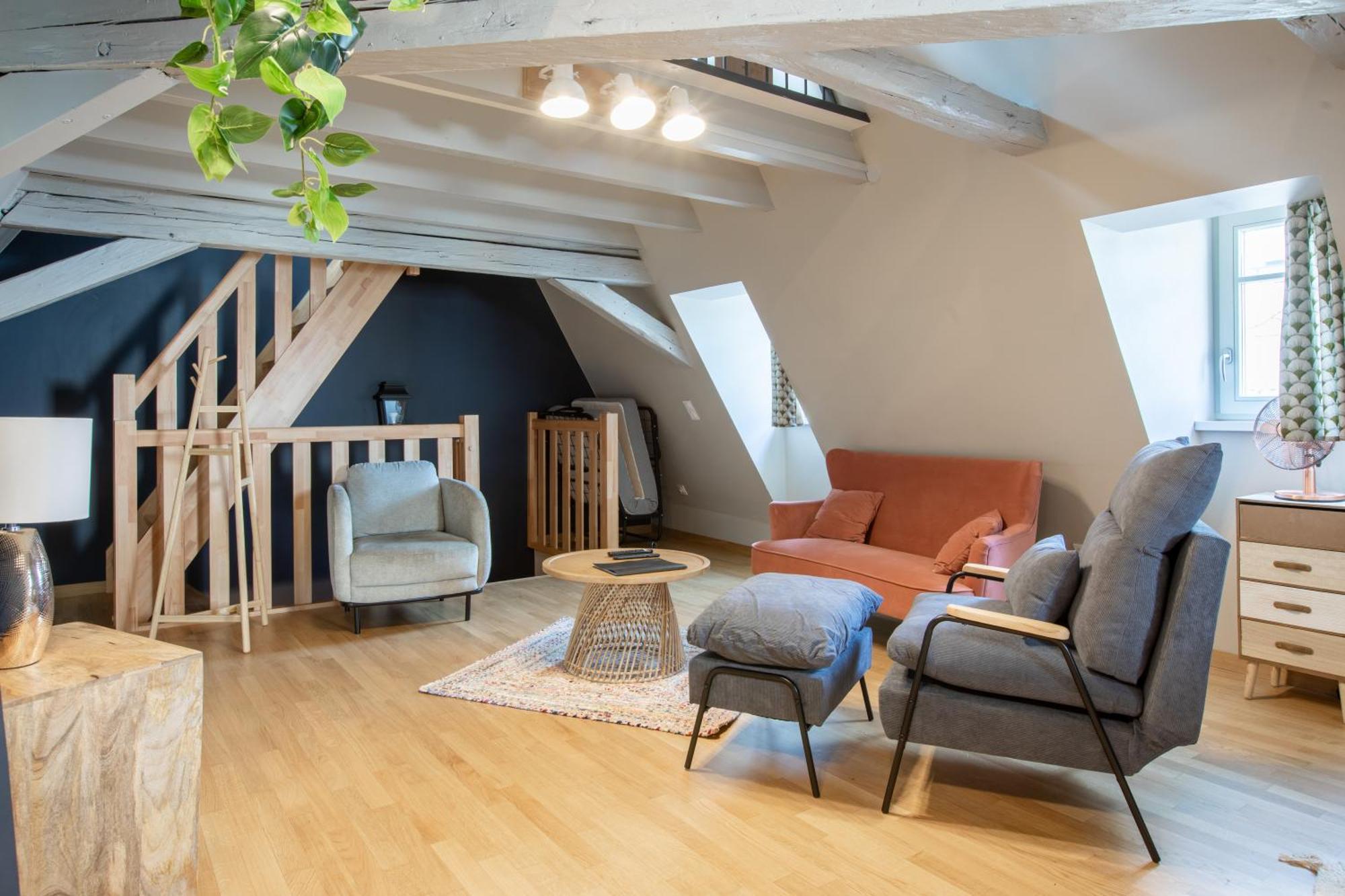 Duplex Atypique Au Coeur De Mulhouse 아파트 외부 사진