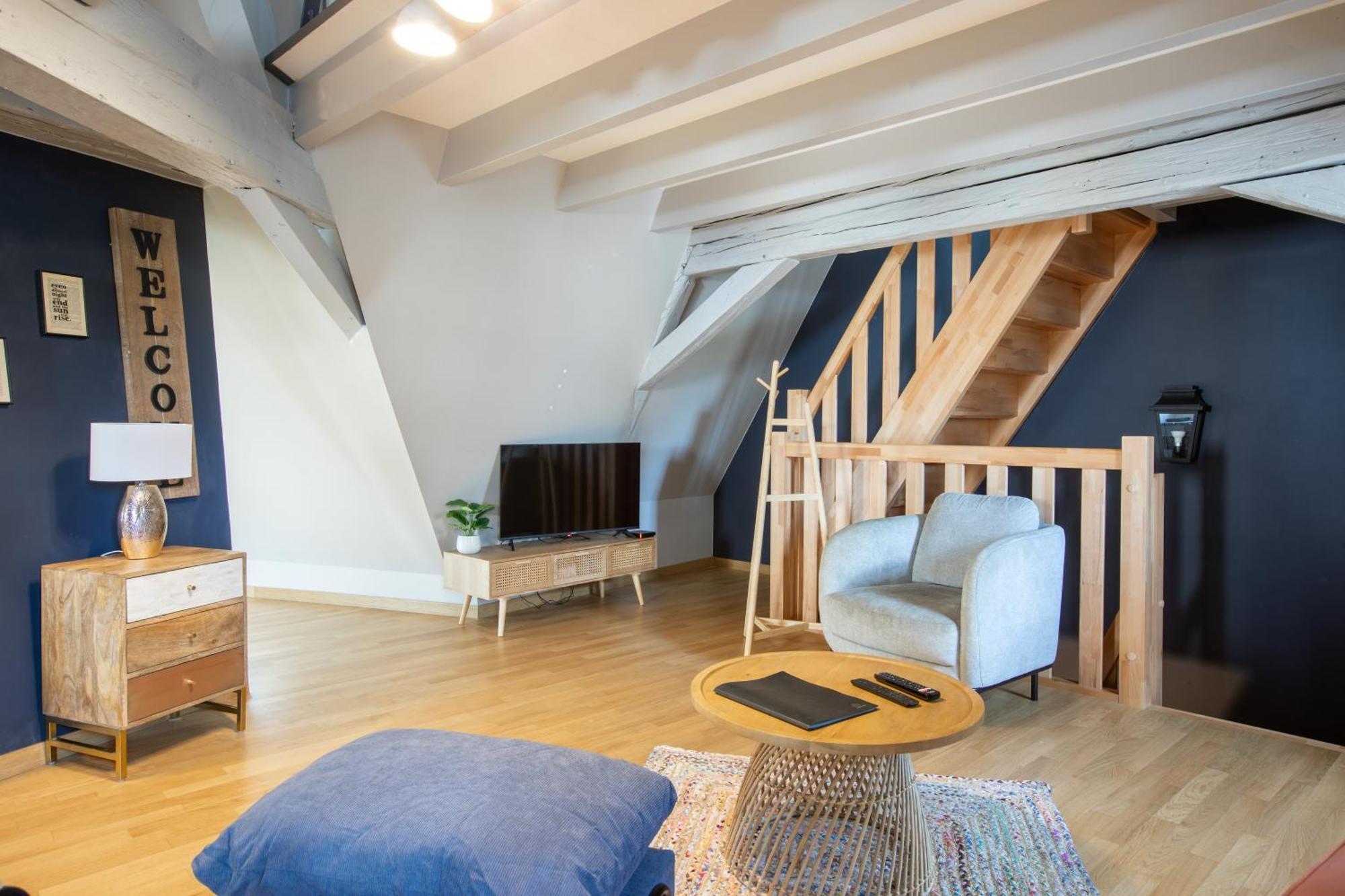 Duplex Atypique Au Coeur De Mulhouse 아파트 외부 사진